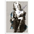 Hollywood Photographic Poster - Marilyn Monroe Illustration
